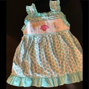 Smocked mermaid dress